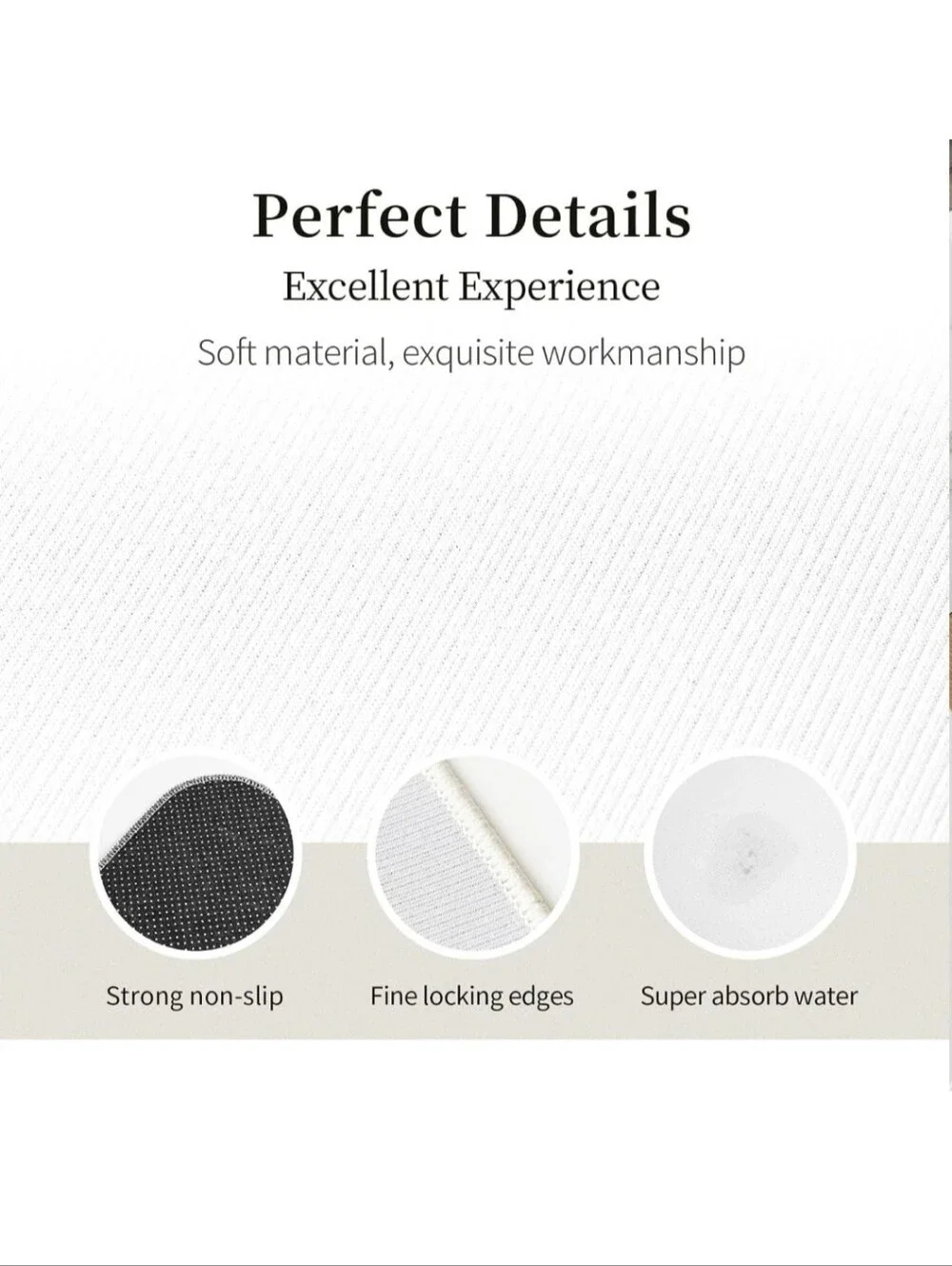Black and White Polka Dot Bath Mat - Classic Non-Slip Accent